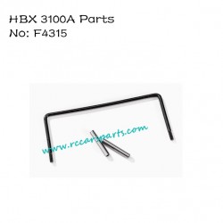 Sway Bar+Covers F4315 For HBX 3100A RC Car