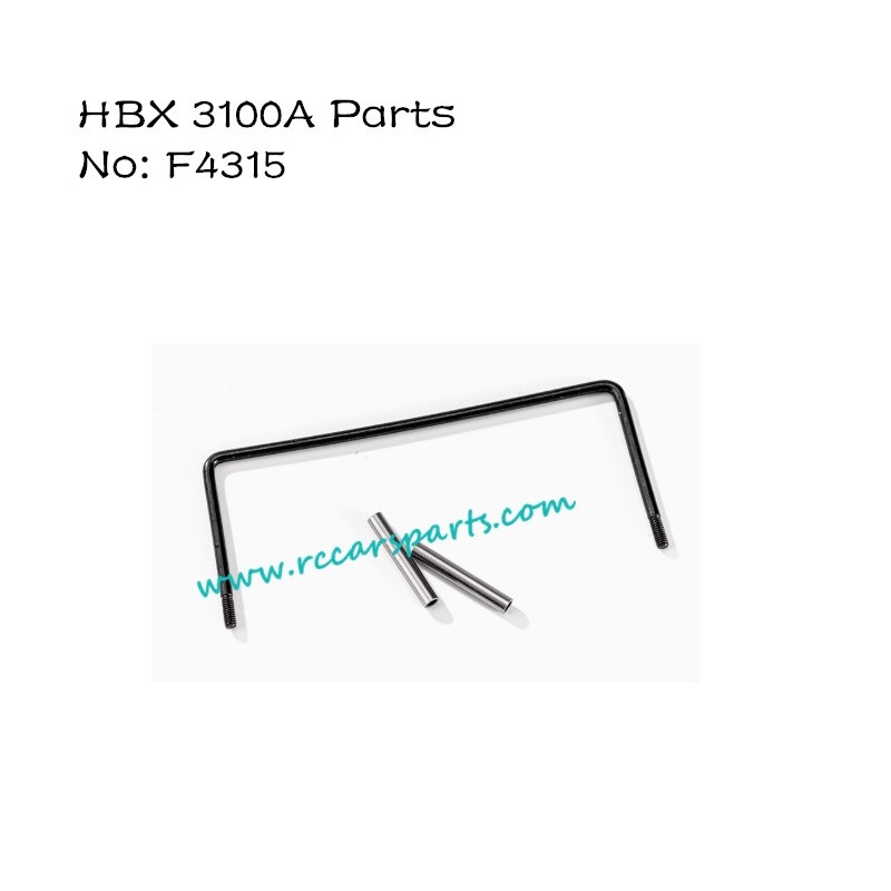 Sway Bar+Covers F4315 For HBX 3100A RC Car