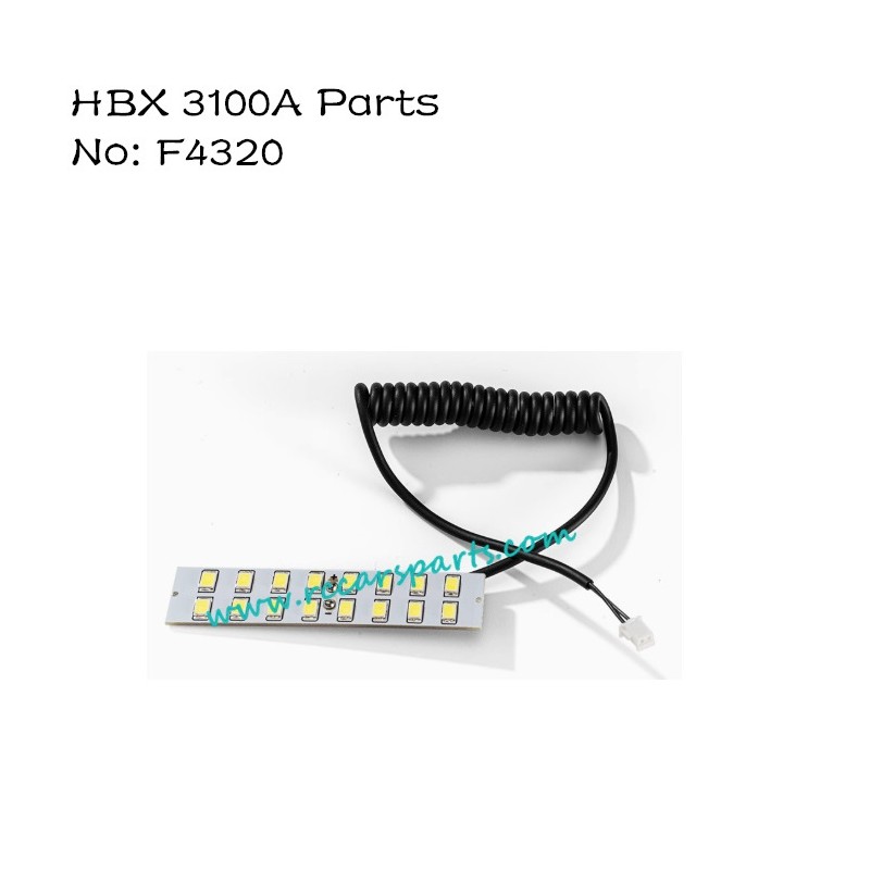 Headlight F4320 For HBX 3100A RC Car