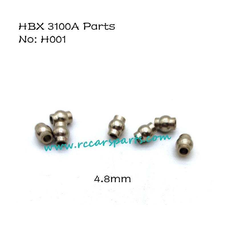 HBX 3100A 4WD 1/16 RC Car Parts Pivot Balls 4.8mm H001