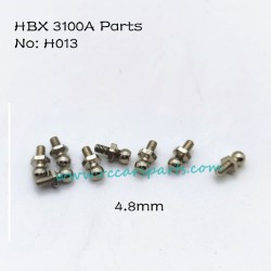 HBX 3100A 1/16 4WD RC Car Parts Ball Stud. 4.8mm H013