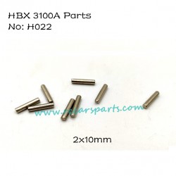 HBX 3100A 1/16 4WD RC Car Parts Wheel Hex.Pins 2x10mm H022