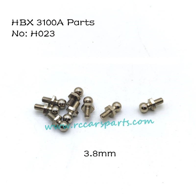 HBX 3100A 1/16 4WD RC Car Parts Ball Stud. 3.8mm H023
