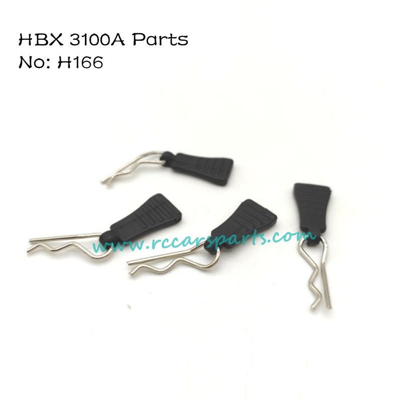 HBX 3100A 1/16 4WD RC Car Parts Body Clips H166
