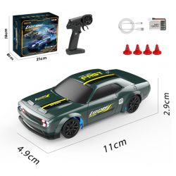 ENOZE 8500 1/43 2.4G 4WD RTR Full Scale Mini Drift RC Car-green