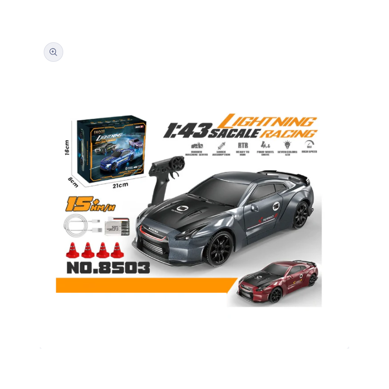 ENOZE 8503 RC Drift Car – 4WD Fully Proportional Control-Red