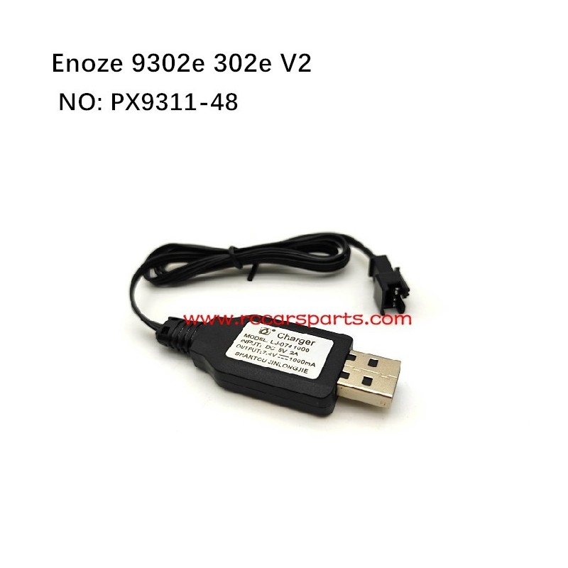 Enoze 9302e 302e V2 Parts 7.4V USB Charger PX9311-48-SM plug
