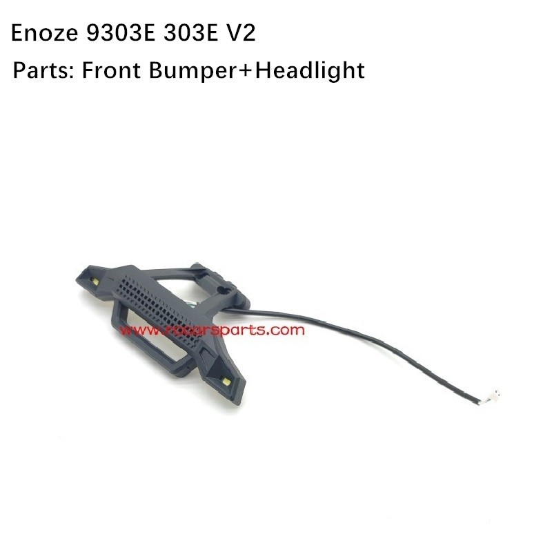 Front Bumper+Headlight For New ENOZE 9303E 303E RC Car