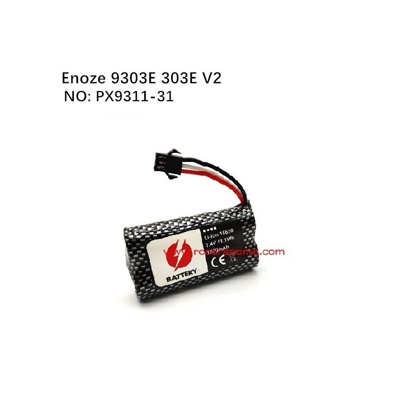 New Enoze 9303e 303e V2 Parts 7.4v 1500mah Battery PX9311-31-SM plug
