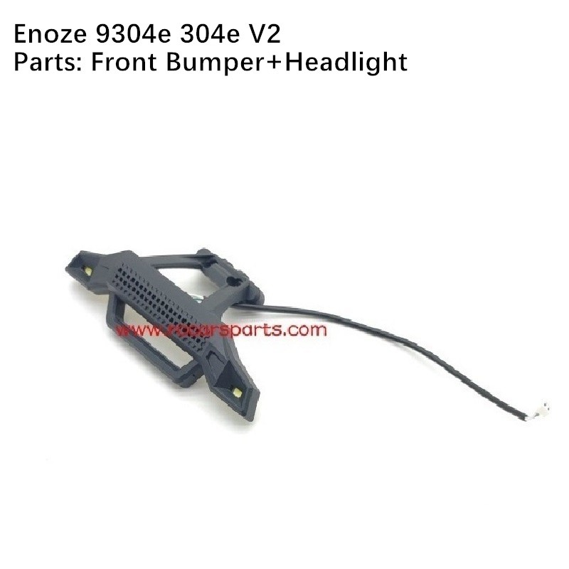 Front Bumper+Headlight For New ENOZE 9304E 304E RC Car