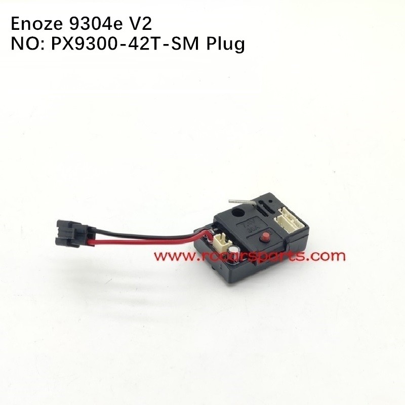 New Version Enoze 9304e V2 Parts Brushed Receiver Board PX9300-42T SM-Plug