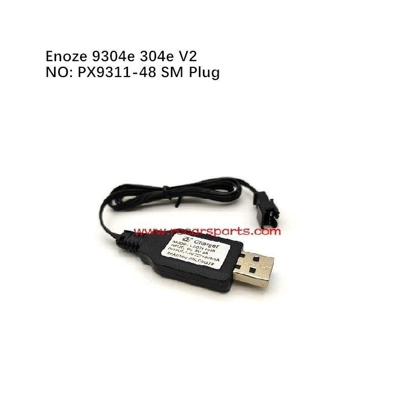 Enoze 9304e 304e V2 Parts 7.4V USB Charger PX9311-48-SM plug