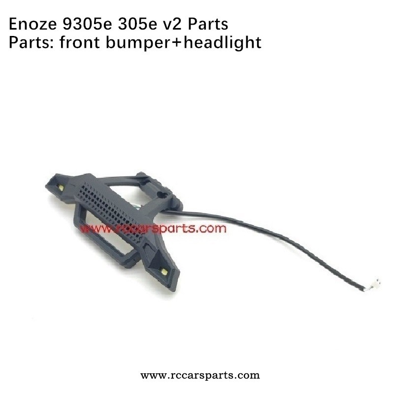 Front Bumper+Headlight For New ENOZE 9305E 305E RC Car