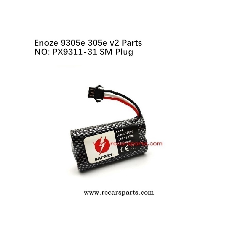 New Enoze 9305e 305e V2 Parts 7.4v 1500mah Battery PX9311-31-SM plug