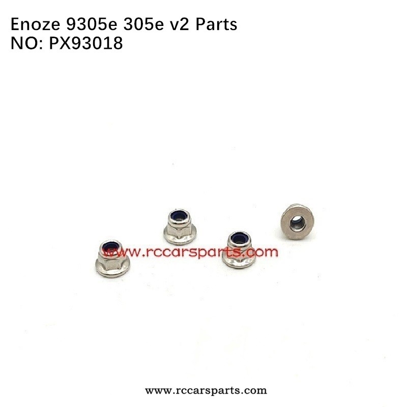 New Version Enoze 9305e 305e RC Car Parts M3 Anti Slip Nut PX93018