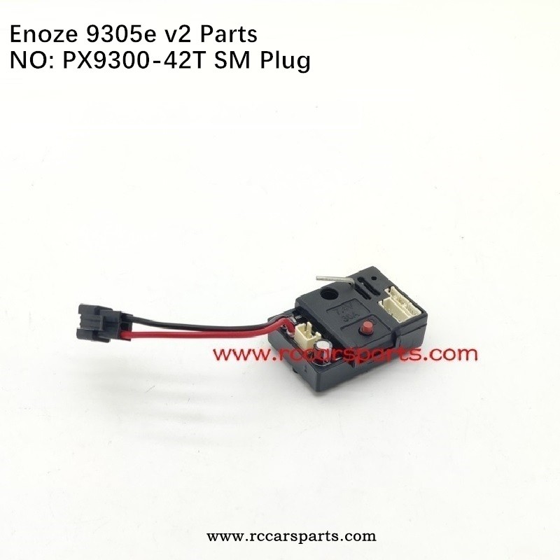 New Version Enoze 9305e V2 Parts Brushed Receiver Board PX9300-42T SM-Plug