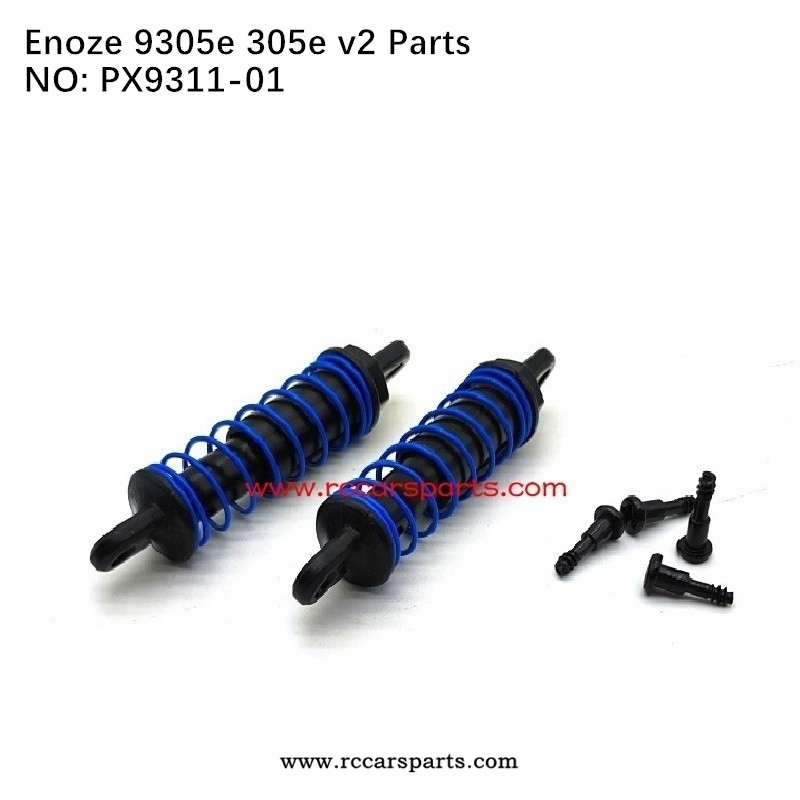 New Version Enoze 9305e 305e V2 Spare Parts Shock Assembly PX9311-01-Blue