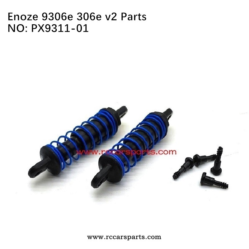 New Version Enoze 9306e 306e V2 Spare Parts Shock Assembly PX9311-01-Blue