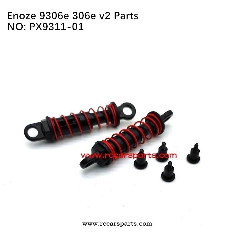 New Version Enoze 9306e 306e V2 Spare Parts Shock Assembly PX9311-01-Red