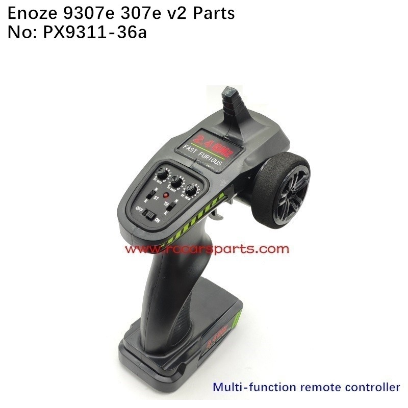 New Enoze 9307e 307e V2 RTR RC Car Parts Multi Function Remote Control PX9311-36A