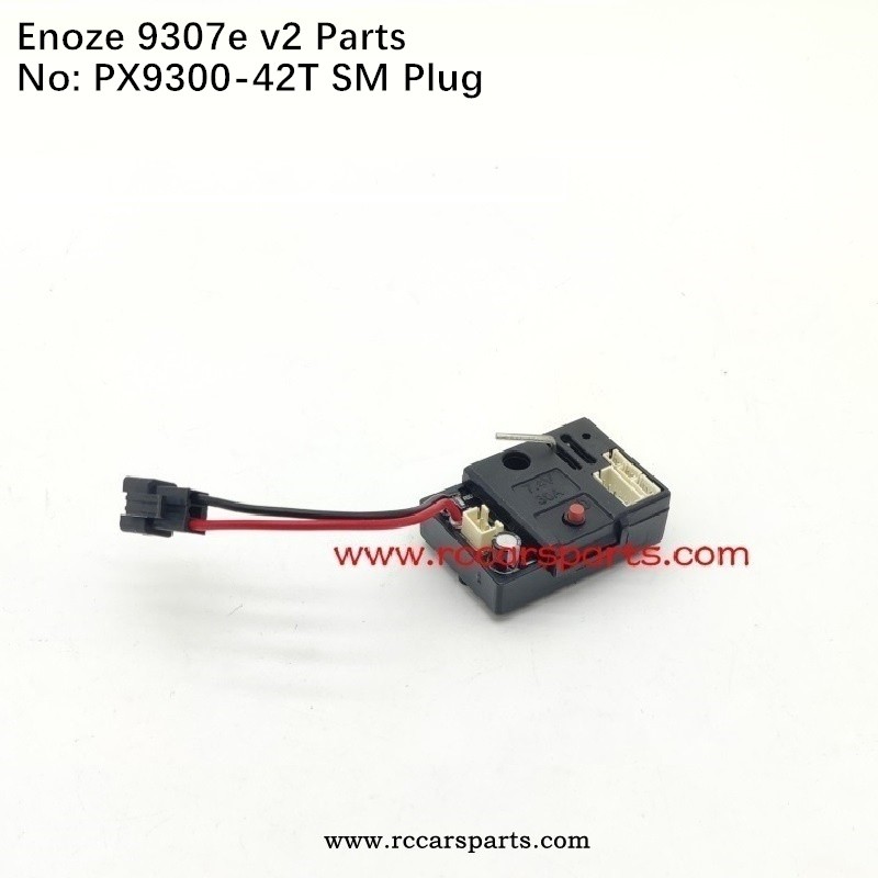 New Version Enoze 9307e V2 Parts Brushed Receiver Board PX9300-42T SM-Plug