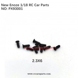 Enoze RC Car V2 1/18 Spare Parts 2.3X6 Round Head Screw PX93001