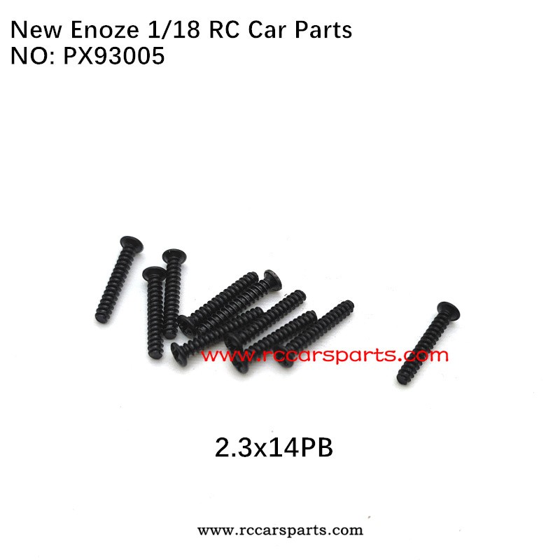 Enoze RC Car V2 1/18 Spare Parts 2.3x14PB PX93005 Screw