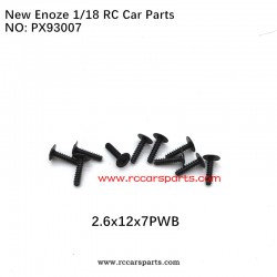 Enoze RC Car V2 1/18 Spare Parts PX93007 Screw 2.6x12x7PWB