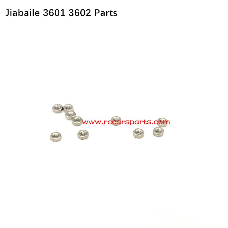 Jiabaile 3601 RC Drift Car Parts Wheels Nut