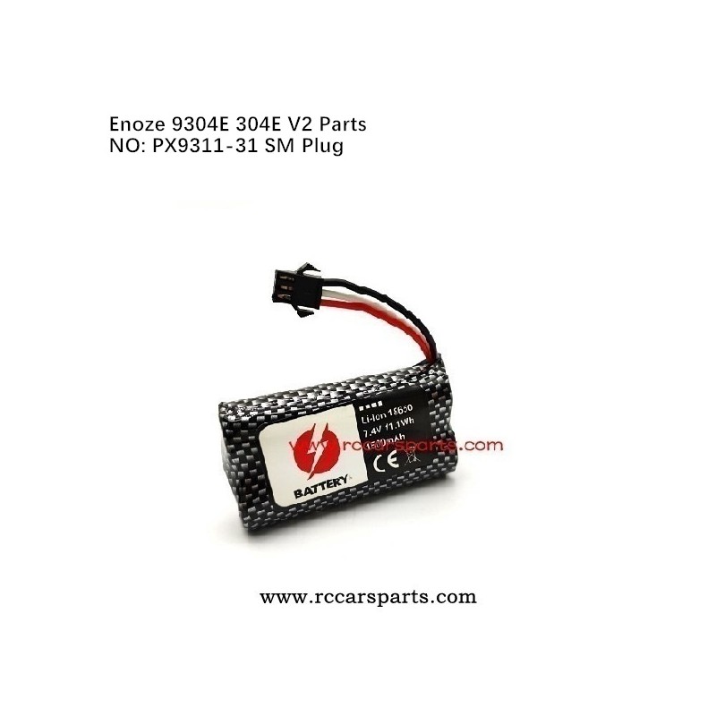 New Enoze 9304e 304e V2 Parts 7.4v 1500mah Battery PX9311-31-SM plug