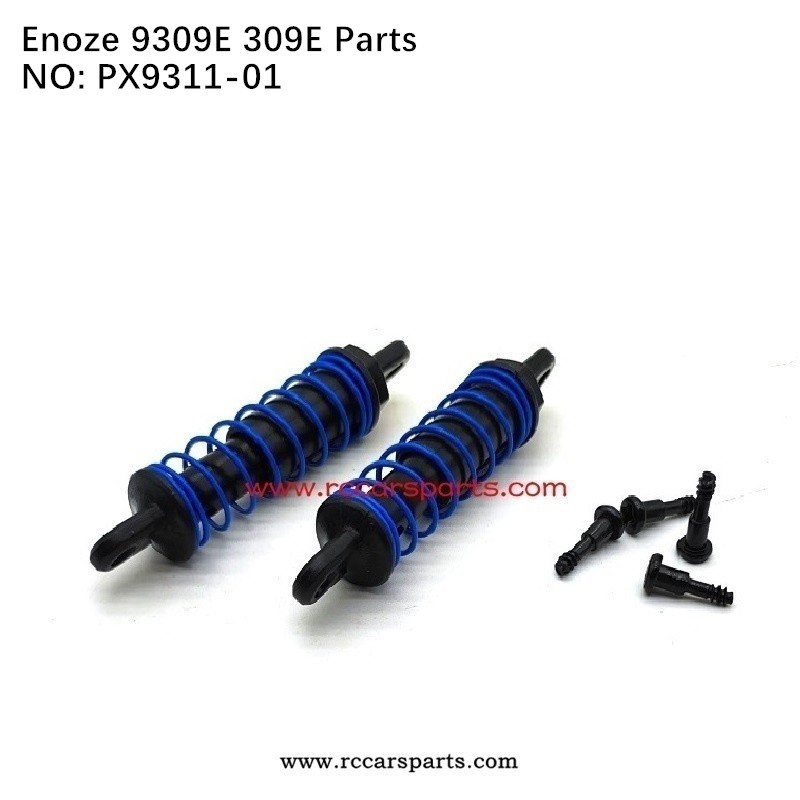 RC Car Enoze 9309e 309e Parts Shock Assembly PX9311-01-Blue