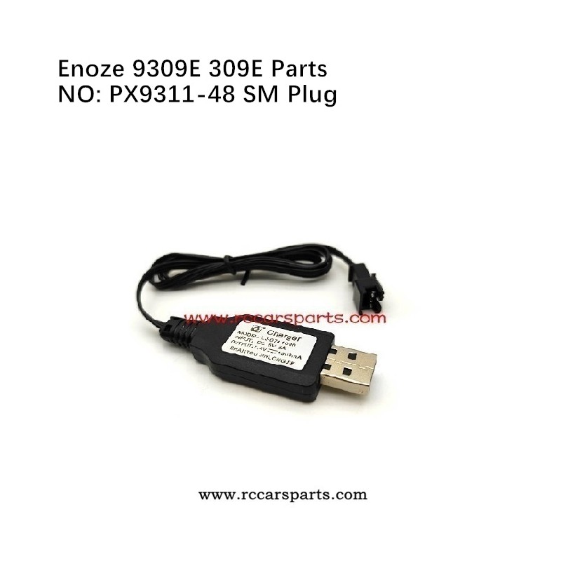 Enoze 9309e 309e Off-Road Parts 7.4v-USB Charger PX9311-48 SM Plug