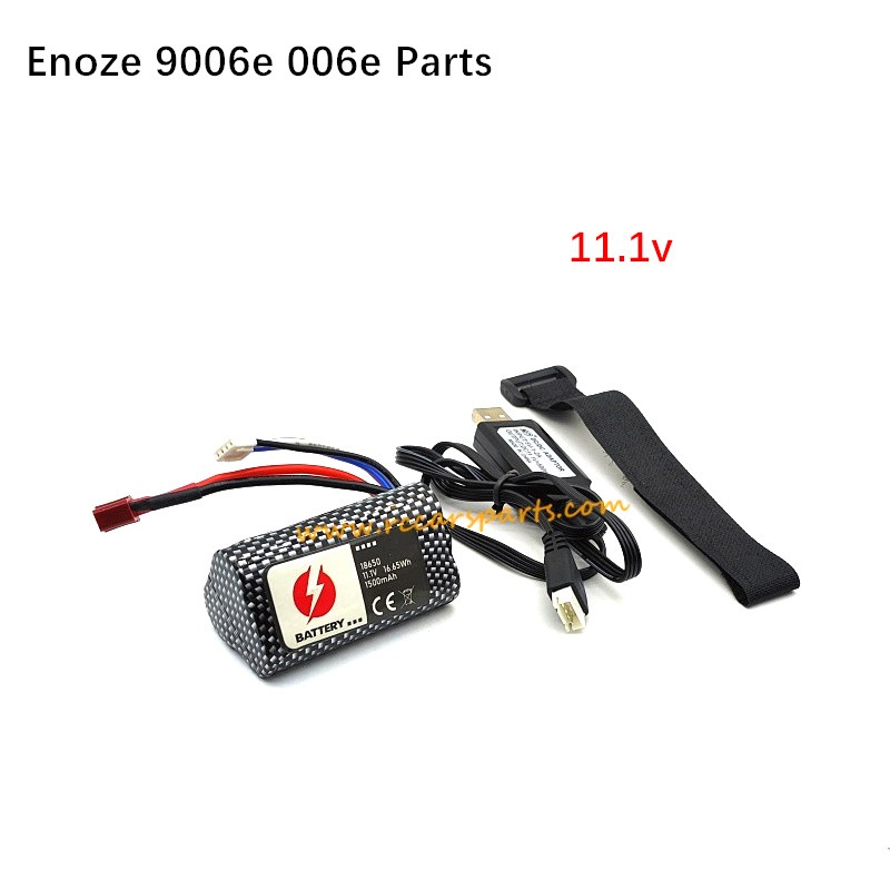 RC Car ENOZE 9006E 006E Parts 11.1V-1500mAh Battery+11.1V-USB Charger+Battery Strap