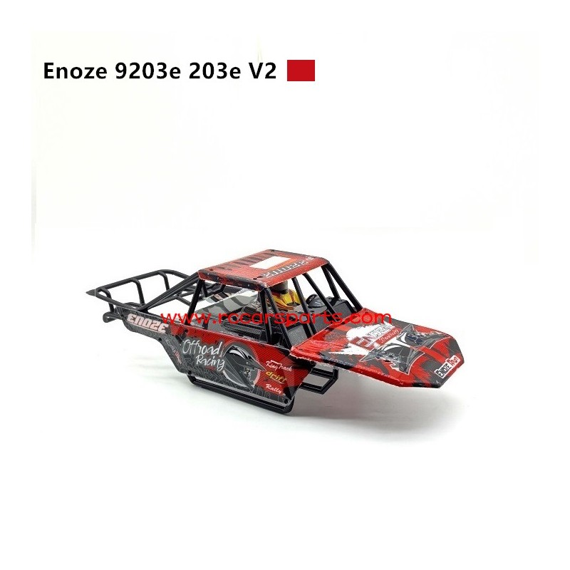 RC Car Enoze 9203E 203E V2 Parts Car Shell-Red