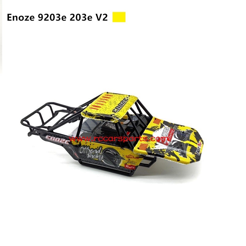 RC Car Enoze 9203E 203E V2 Parts Car Shell-Yellow