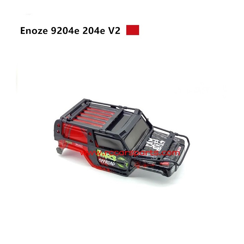 RC Car Enoze 9204E 204E V2 Parts Car Shell-Red