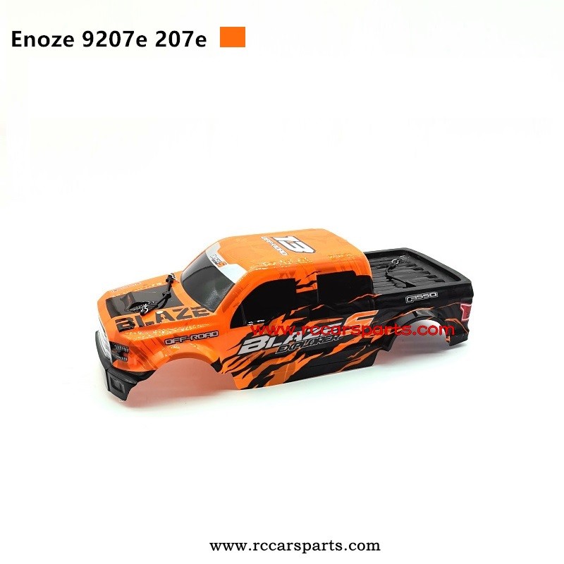 RC Car Enoze 9207E 207E Parts Car Shell-Orange