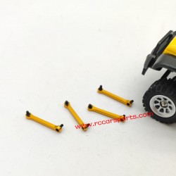 Jiabaile 3601 RC Car Parts Upgrade Metal Upper Rod-Gold