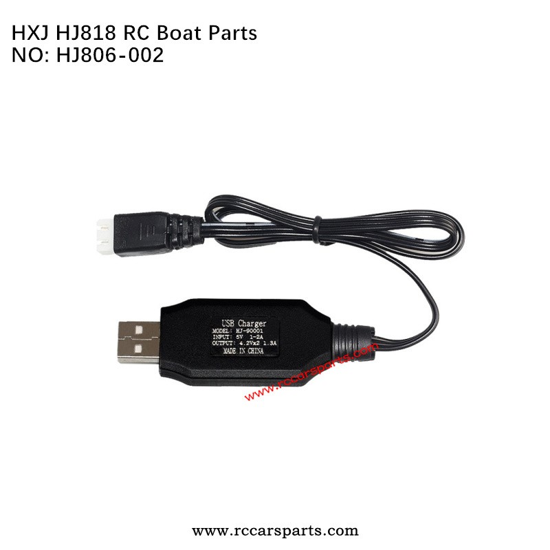 HXJ HJ818 RC Boat Parts Charger HJ806-002