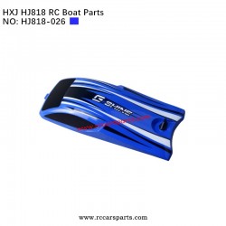 HONGXUNJIE HJ818 RC Boat Parts Upper Cover HJ818-026 Blue