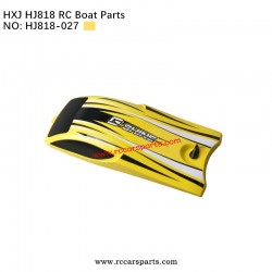 HONGXUNJIE HJ818 RC Boat Parts Upper Cover HJ818-027 Yellow