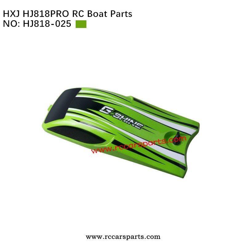 HXJ HJ818PRO RC Boat Parts Upper Cover HJ818-025 Green