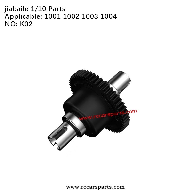 Jiabaile JBL RC 1001 Spare Parts Center Differential Assemblty K02