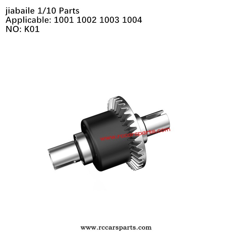 Jiabaile JBL RC 1004 Spare Parts Front And Rear Differential Assembly K01