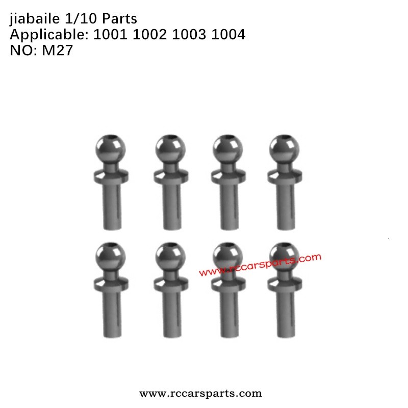 Jiabaile JBL 1001 Spare Parts 4.8x8 Ball Head Screws M27