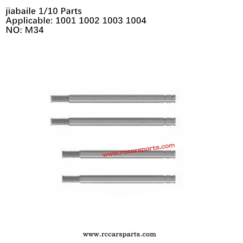 Jiabaile 1003 OFF-Road RC Truck Parts Front And Rear Shock Absorber Components M34
