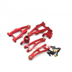 Enoze 9007E 007E Monster Truck Parts Upgrade Alloy Front Suspension Arm Kit-Red