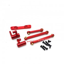 Enoze 9007E 007E RC Truck Parts Upgrade Alloy Steering Kit-Red