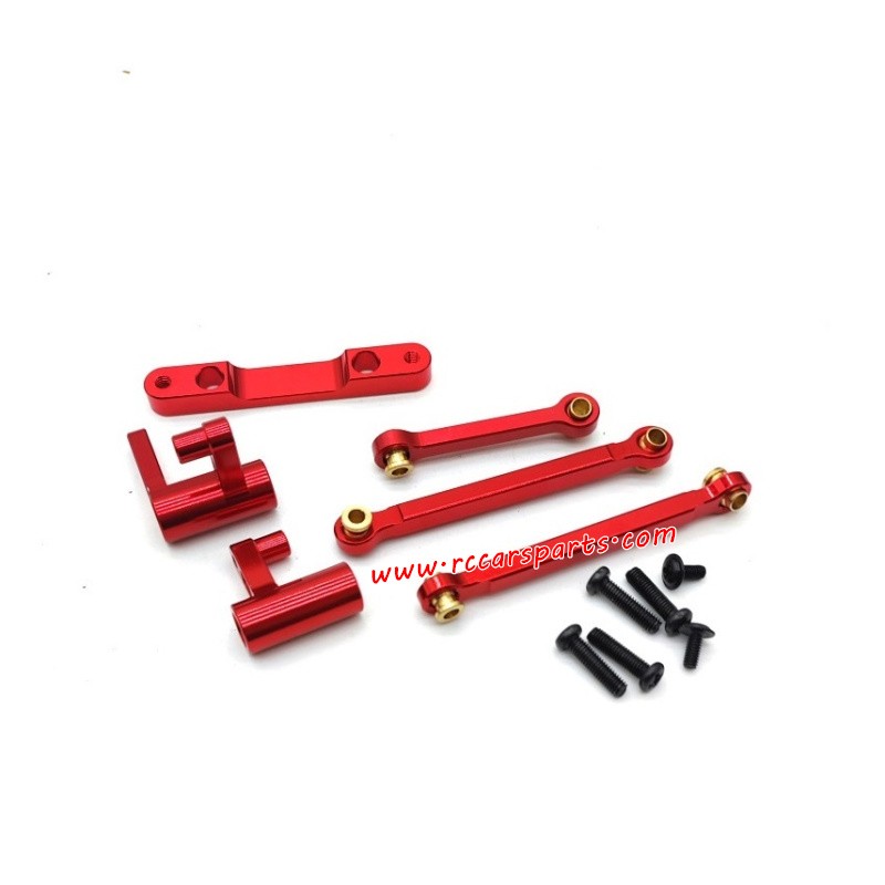 Enoze 9007E 007E RC Truck Parts Upgrade Alloy Steering Kit-Red