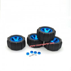 Enoze 9007E 007E Monster Truck Parts Upgrade Alloy Sand Wheel-Blue